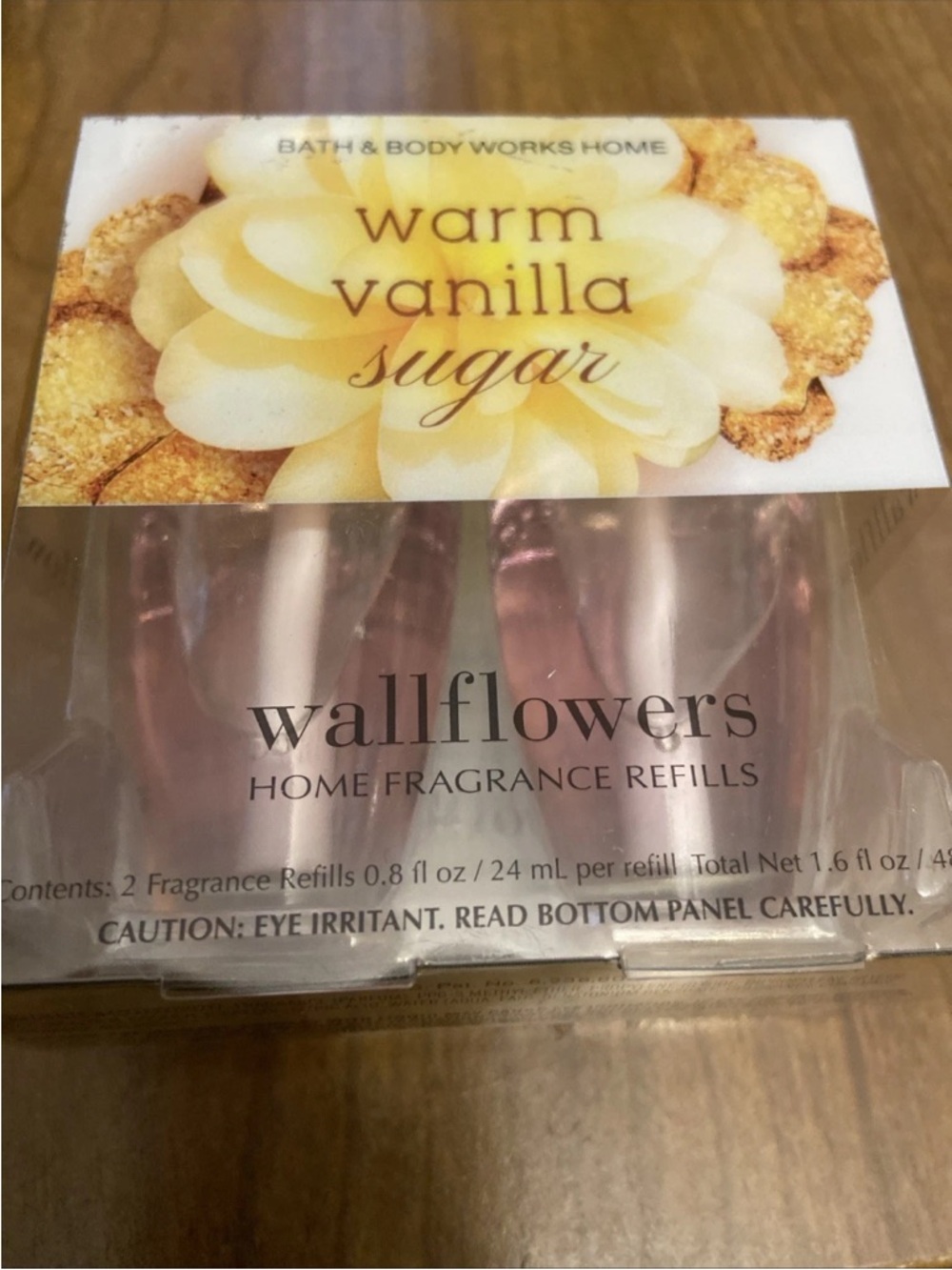 Bath & Body Works Home Warm Vanilla Sugar Wallflowers fragrance Refills 2 Set.